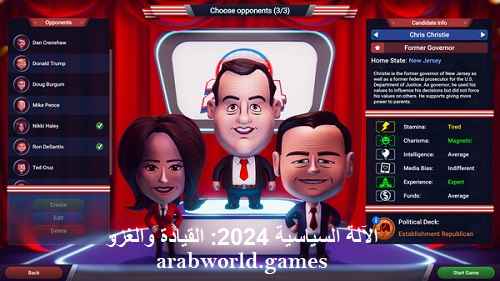 تنزيل لعبة The Political Machine 2024: Command & Conquer